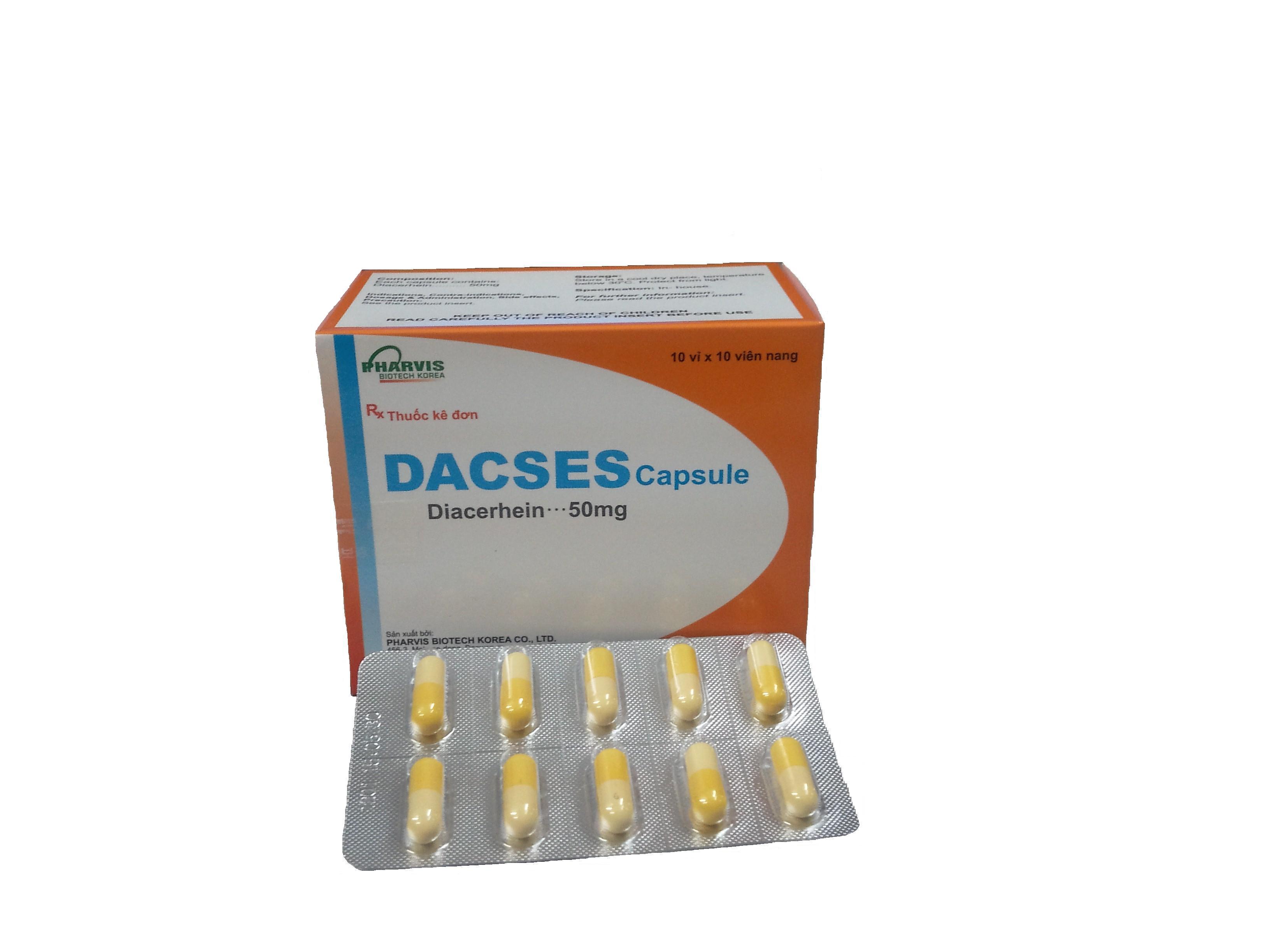 Dacses là thuốc chữa bệnh gì, có tác dụng gì, giá bán bao nhiêu?