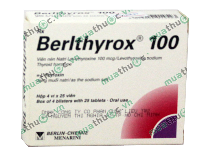 Berlthyrox 100 là thuốc chữa bệnh gì, có tác dụng gì, giá bán bao nhiêu?