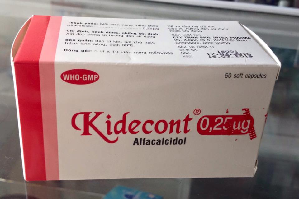 Kidecont là thuốc chữa bệnh gì, có tác dụng gì, giá bán bao nhiêu?