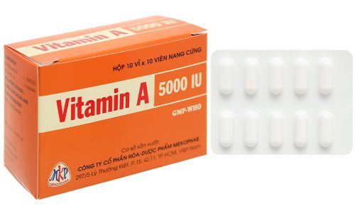 vitamin a có bán ở hiệu thuốc không? Giá bao nhiêu? Mua ở đâu 2022?